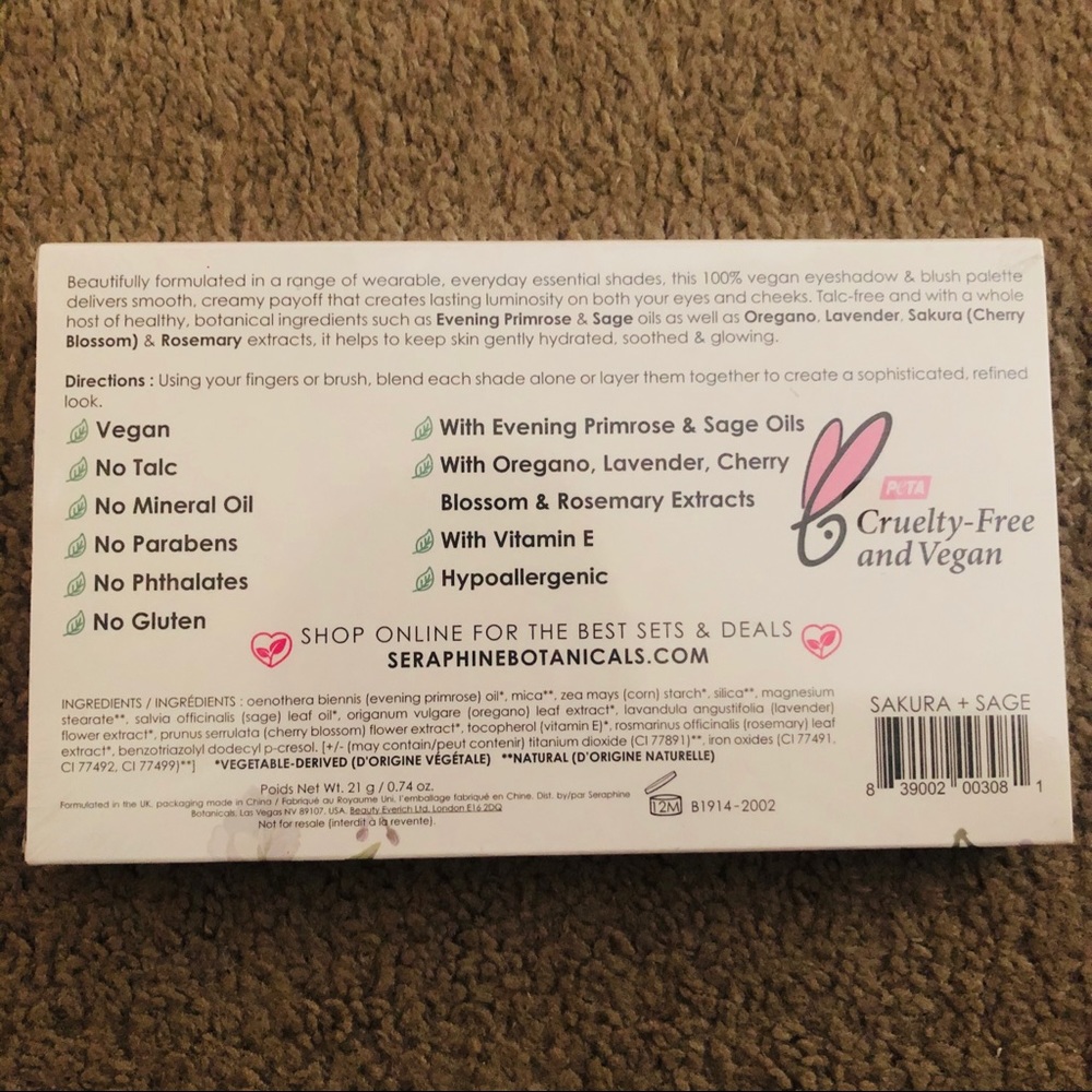 Sakura + Sage - Vegan Eyeshadow & Blush Palette - Picture 6 of 6